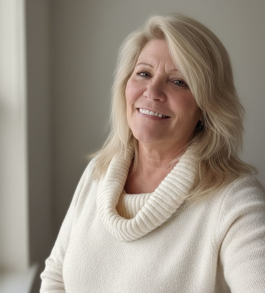 Lynn smiling in her caregiver profile photo